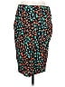 Lularoe Print Teal Casual Skirt Size L - photo 2
