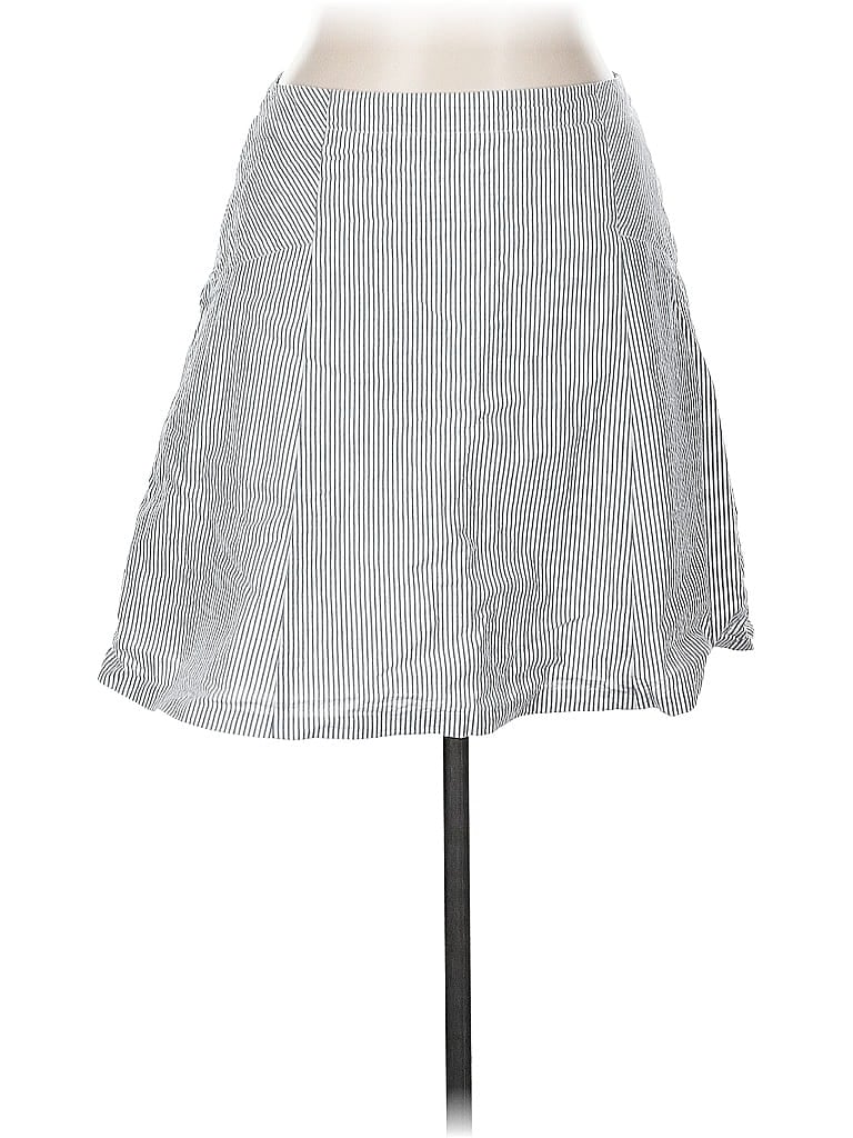 Pre-owned Ann Taylor Loft Outlet Casual Skirt In Gray