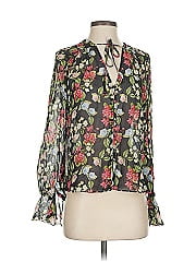 Nicholas Long Sleeve Silk Top