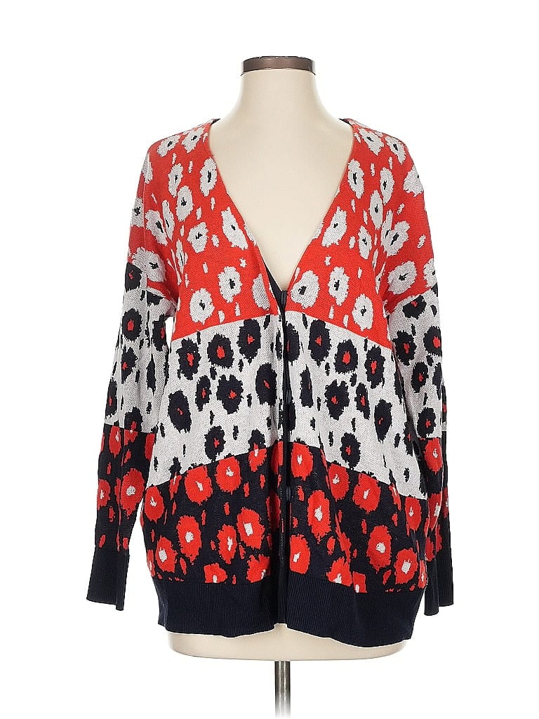 Pre-owned Cabi Cardigan Sweater In Red