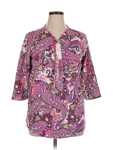 Belle By Kim Gravel 3/4 Sleeve Blouse (view 1)