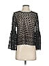 J.Crew 100% Polyester Black 3/4 Sleeve Blouse Size XS (estimated) - photo 1