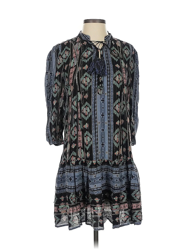 Pre-owned Holding Horses Casual Dress In Blue