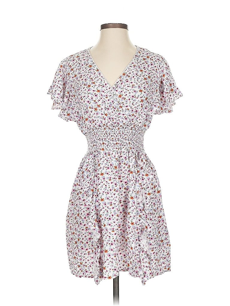 Pre-owned Sincerely Jules Casual Dress In White