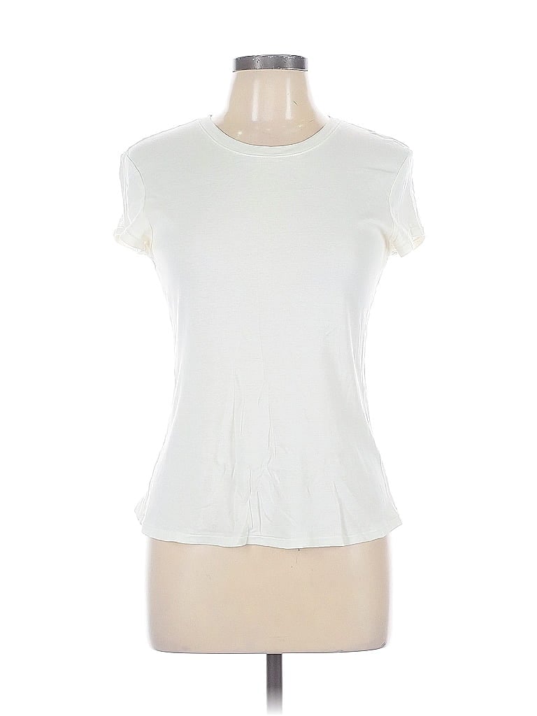 Pre-owned Old Navy Short Sleeve T-shirt In White