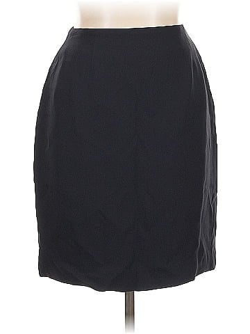 Linda Allard Ellen Tracy Silk Skirt (view 1)