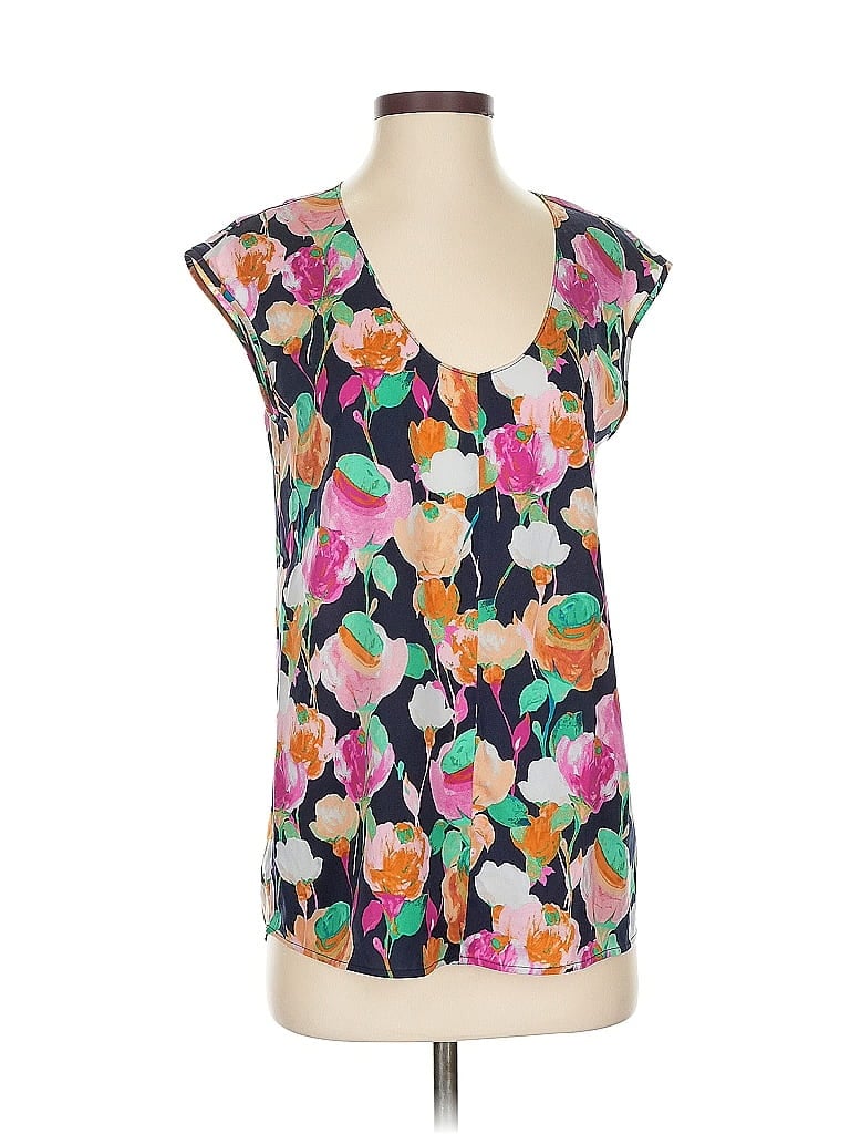 Pre-owned J.crew Factory Store Sleeveless Blouse In Black