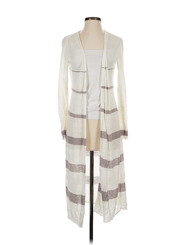 Pre-owned Cabi Cardigan Sweater In White