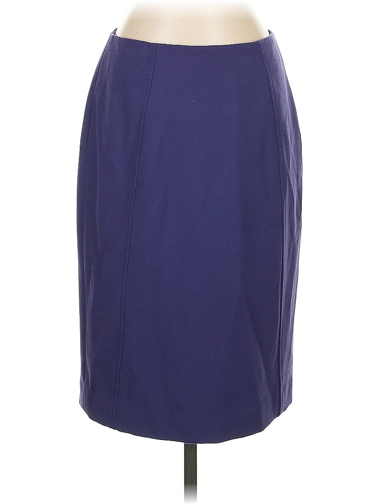 Pre-owned Halogen Formal Skirt In Purple
