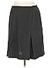 AK Anne Klein Chevron-herringbone Gray Black Wool Skirt Size 12 - photo 2