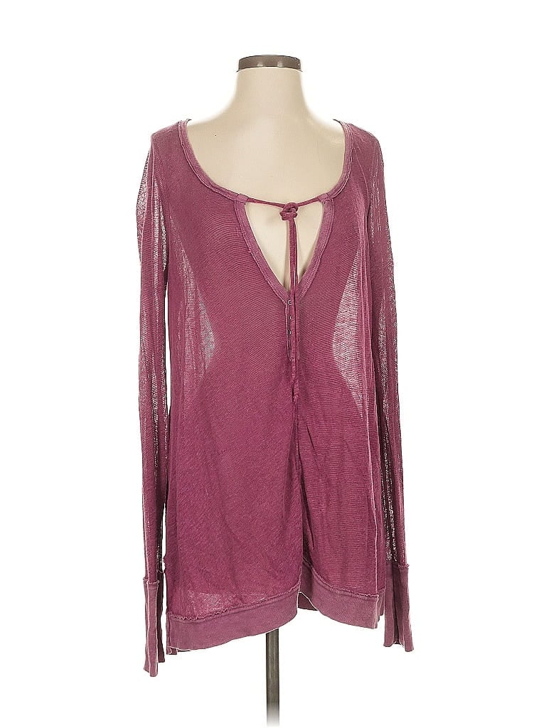 Pre-owned We The Free Cardigan Sweater In Pink