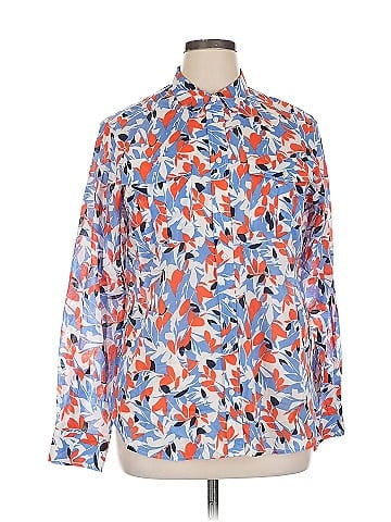 Lauren by Ralph Lauren Long Sleeve Button-Down Shirt (view 1)