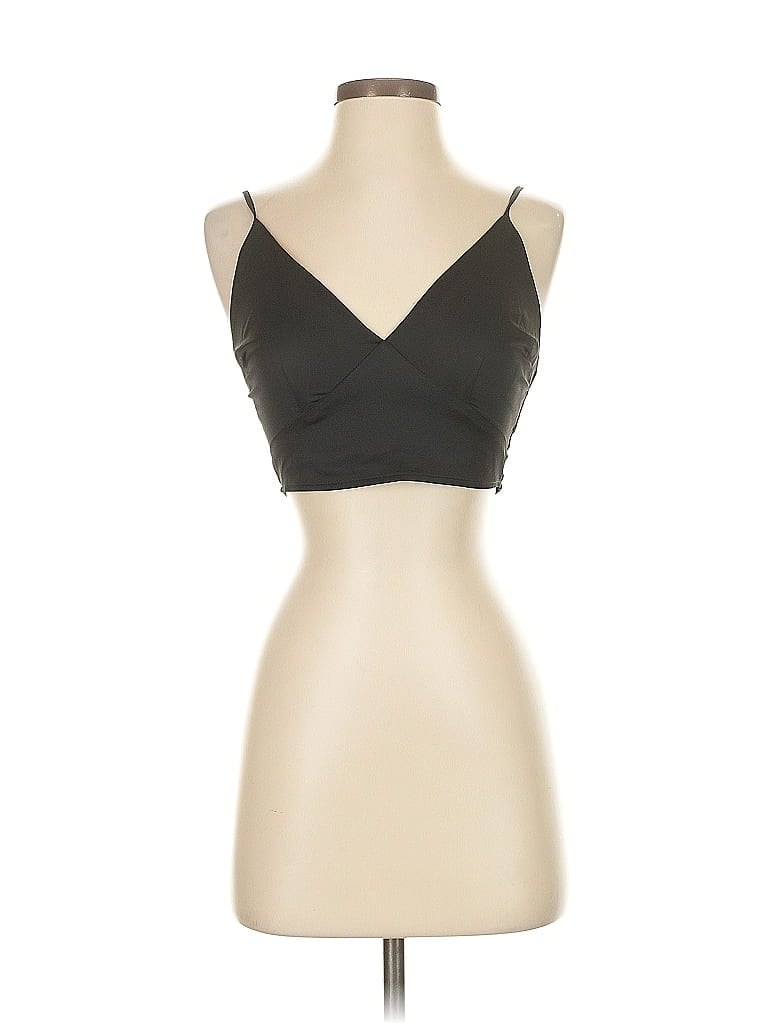 Pre-owned Abercrombie & Fitch Tank Top Black Strapless Neckline Tops