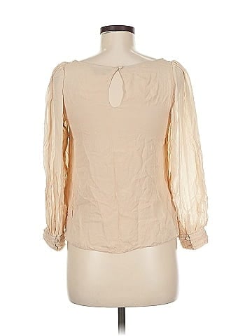 Alice + Olivia Long Sleeve Silk Top (view 2)