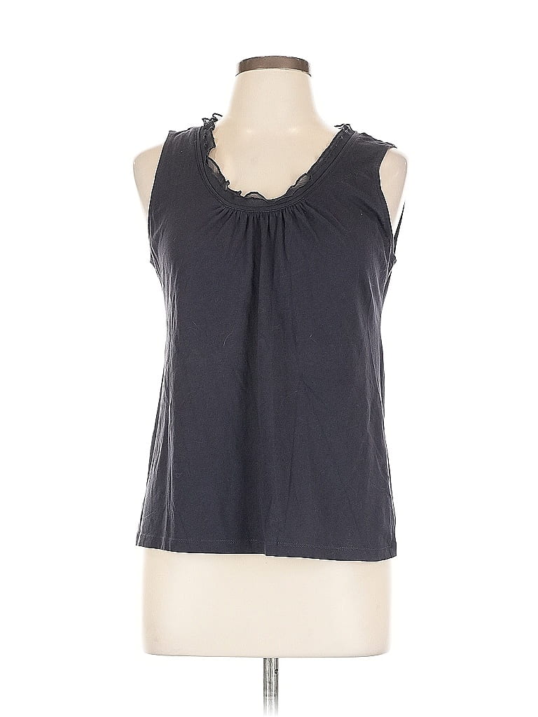 Pre-owned Ann Taylor Loft Outlet Sleeveless Blouse In Gray