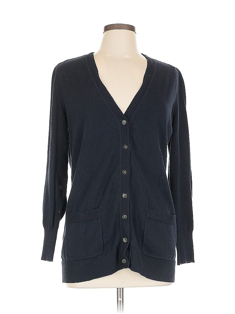 Pre-owned Liz Claiborne Cardigan Sweater In Blue