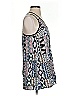 En Creme Blue Sleeveless Blouse Size S - photo 4