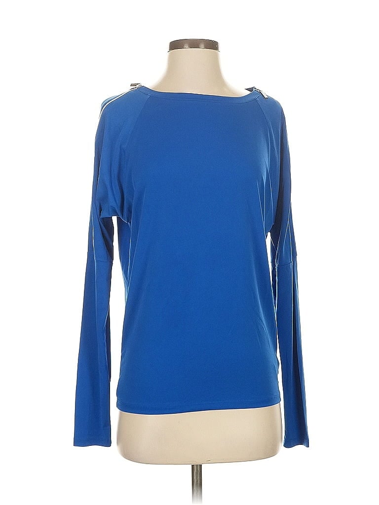 Pre-owned Michael Michael Kors Long Sleeve T-shirt In Blue