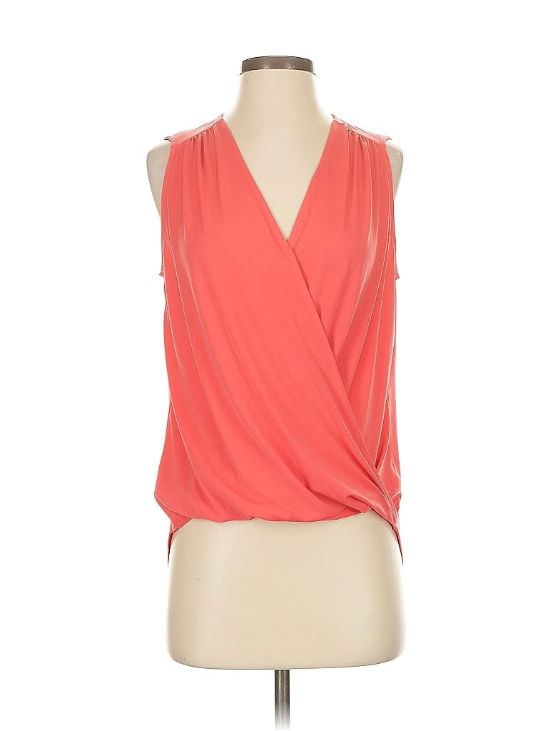 Pre-owned Veronica M Sleeveless Blouse In Pink