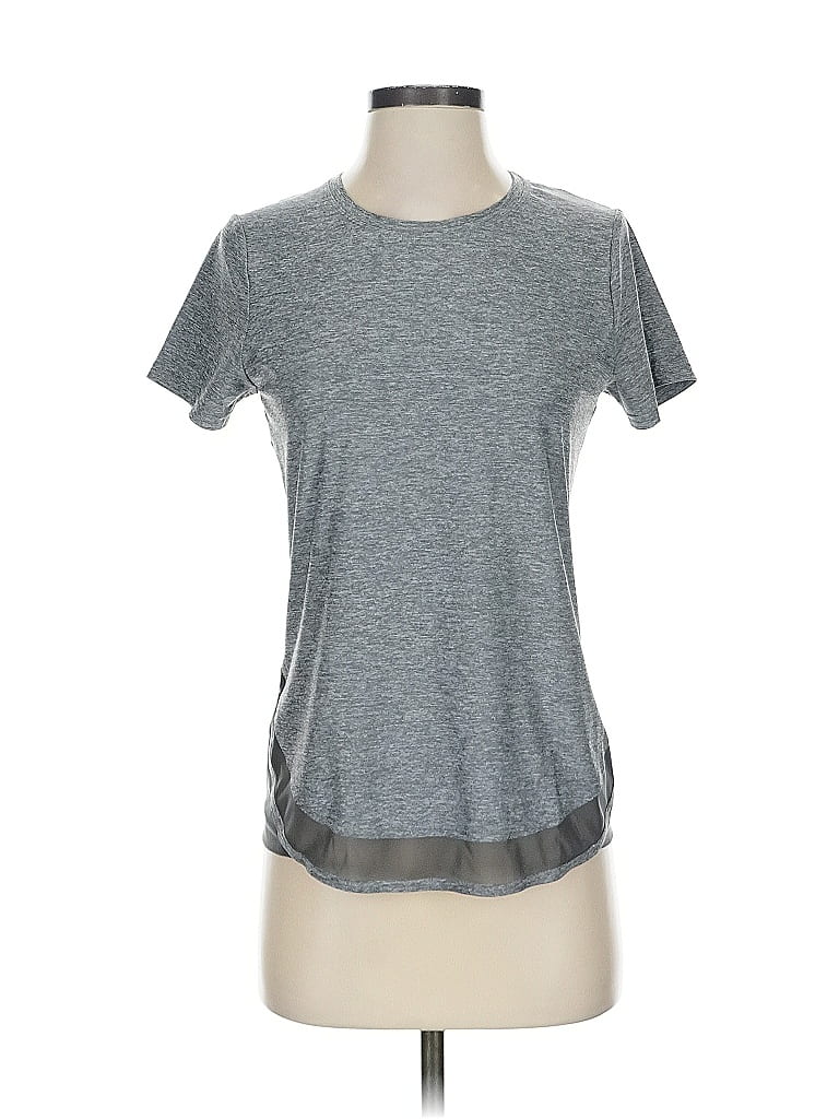 Pre-owned Athleta Active T-shirt In Gray