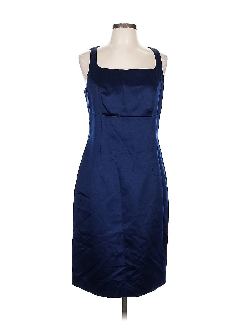 Pre-owned Nicole Miller Collection Cocktail Dress In Blue