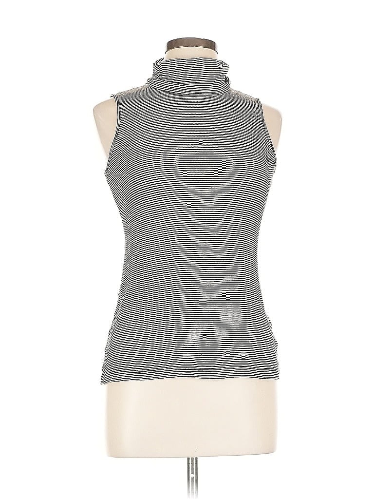 Pre-owned Bobeau Sleeveless Top Gray Turtleneck Tops