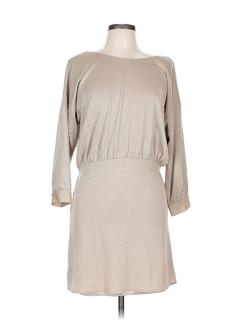 Pre-owned Knot Sisters Casual Dress In Brown