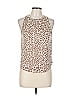 Glyder Brown Sleeveless Blouse Size L - photo 1