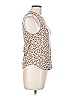 Glyder Brown Sleeveless Blouse Size L - photo 4