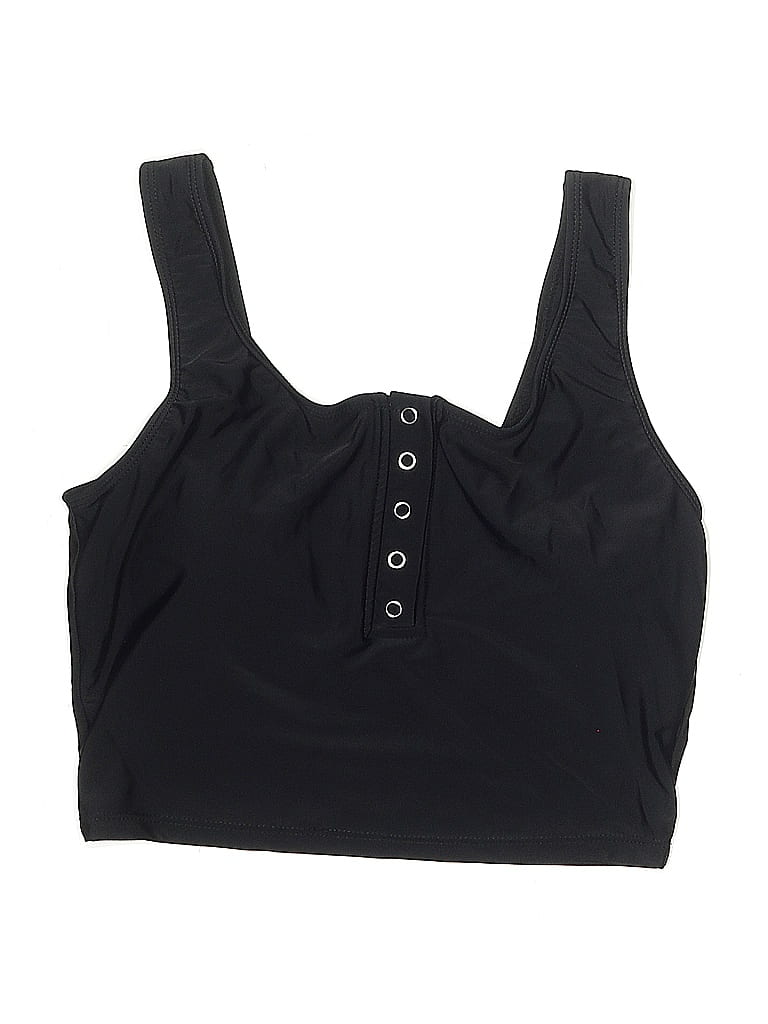 Pre-owned Unbranded Swimsuit Top Black Swimwear
