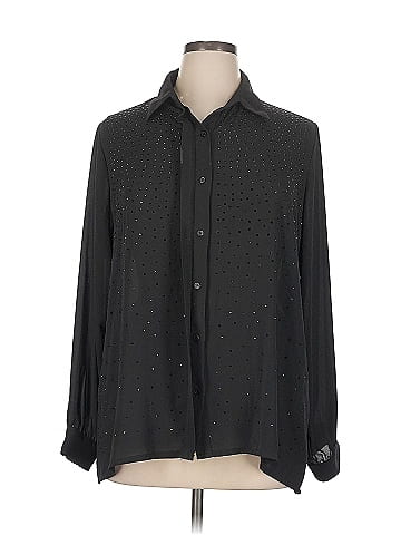 Roz & Ali Long Sleeve Blouse (view 1)