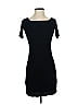 Splendid Solid Black Casual Dress Size S - photo 1