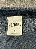 RE/DONE 100% Cotton Floral Blue Pullover Sweater Size S - photo 6