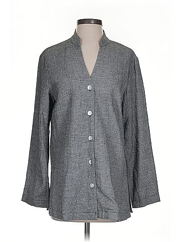Jones New York 3/4 Sleeve Button-Down Shirt (view 1)