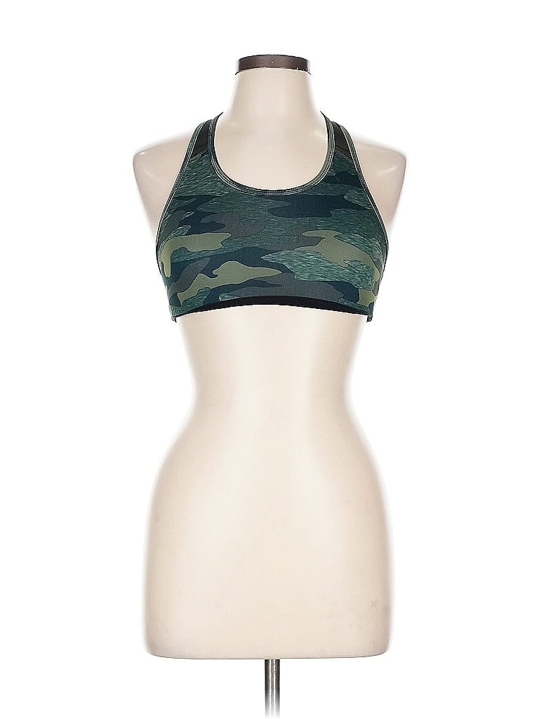 Pre-owned Active By Old Navy Tank Top Green Halter Neckline Tops