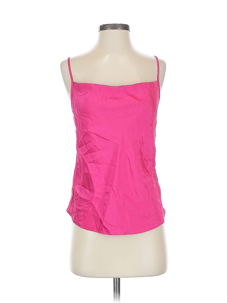 Bcbgmaxazria Sleeveless Top Pink Strapless Neckline Tops