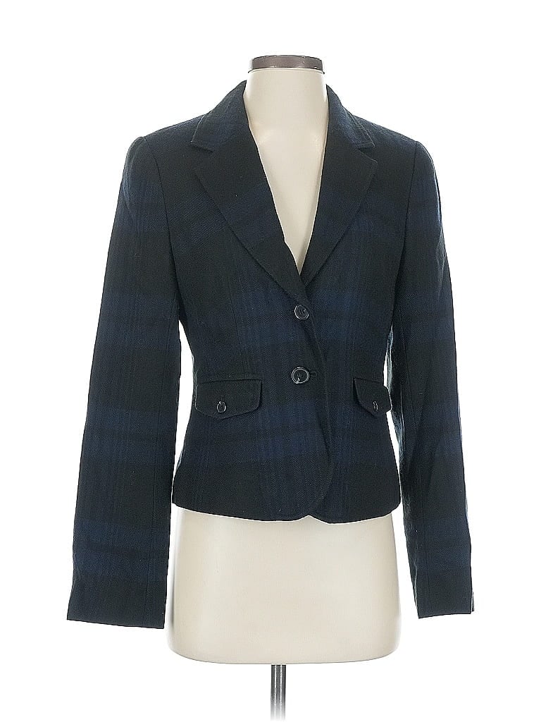Pre-owned Ann Taylor Loft Blazer Jacket In Blue