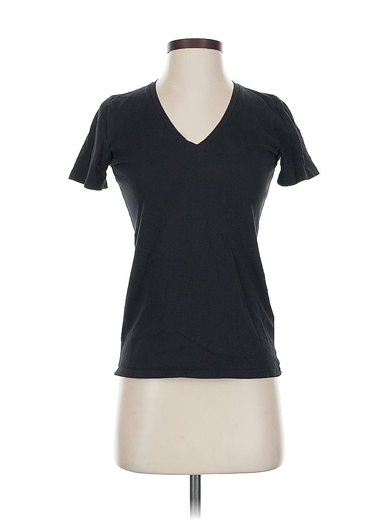 EVERLANE Pre-owned Short Sleeve T-shirt In Black