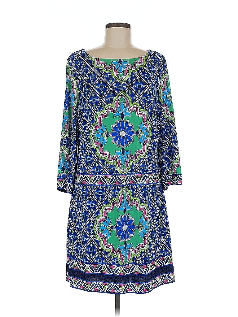 Pre-owned Laundry By Shelli Segal Casual Dress In Blue