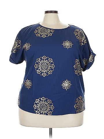 Emery Rose Short Sleeve Blouse (view 1)
