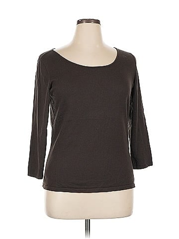 Lauren by Ralph Lauren 3/4 Sleeve Silk Top (view 1)