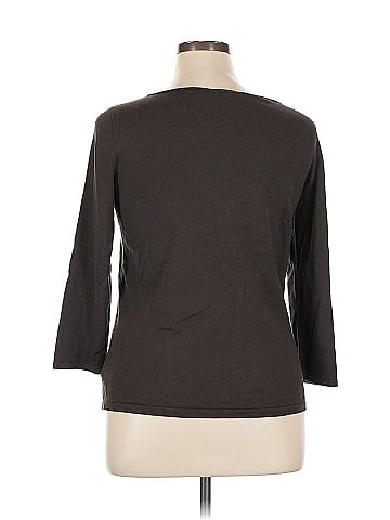 Lauren by Ralph Lauren 3/4 Sleeve Silk Top (view 2)