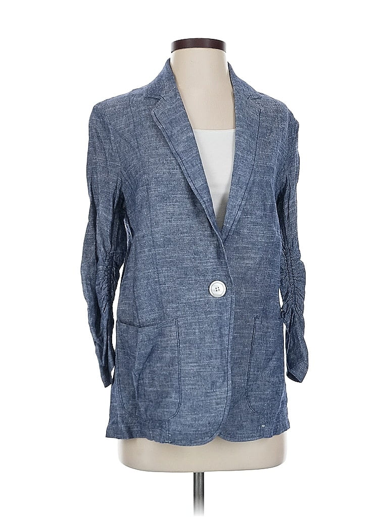 Pre-owned Max Studio Blazer Jacket In Blue