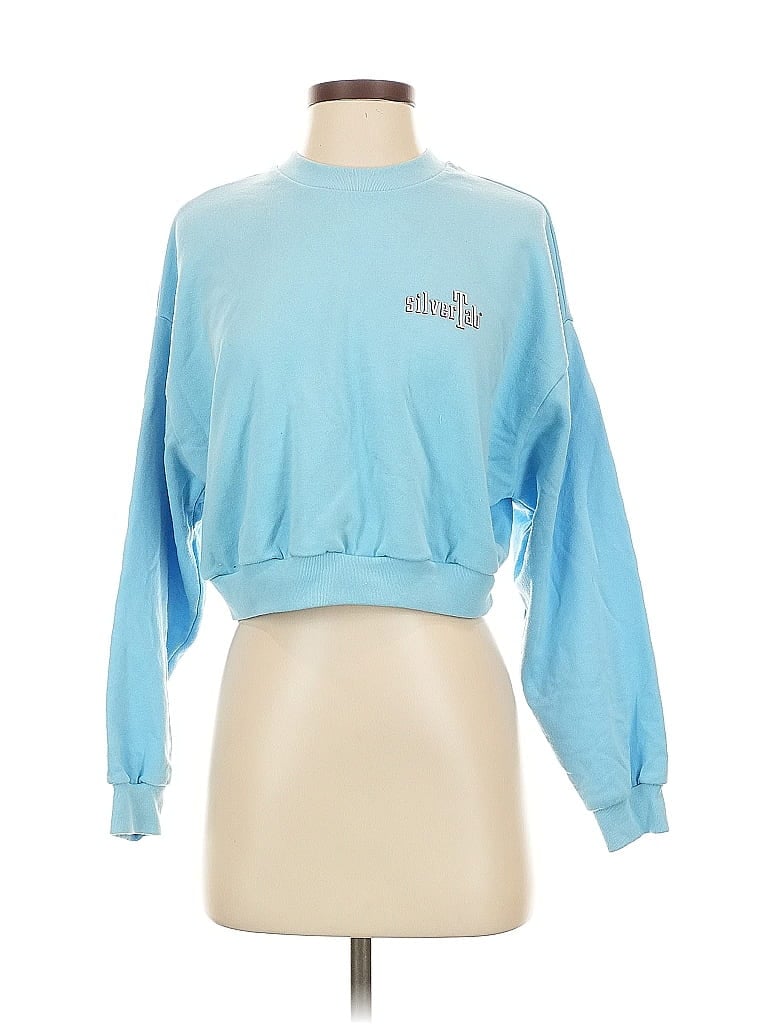 Pre-owned Assorted Brands Sweatshirt In Blue