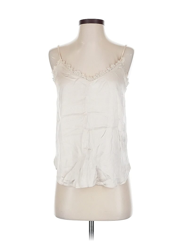 Pre-owned Floreat Sleeveless Blouse In White