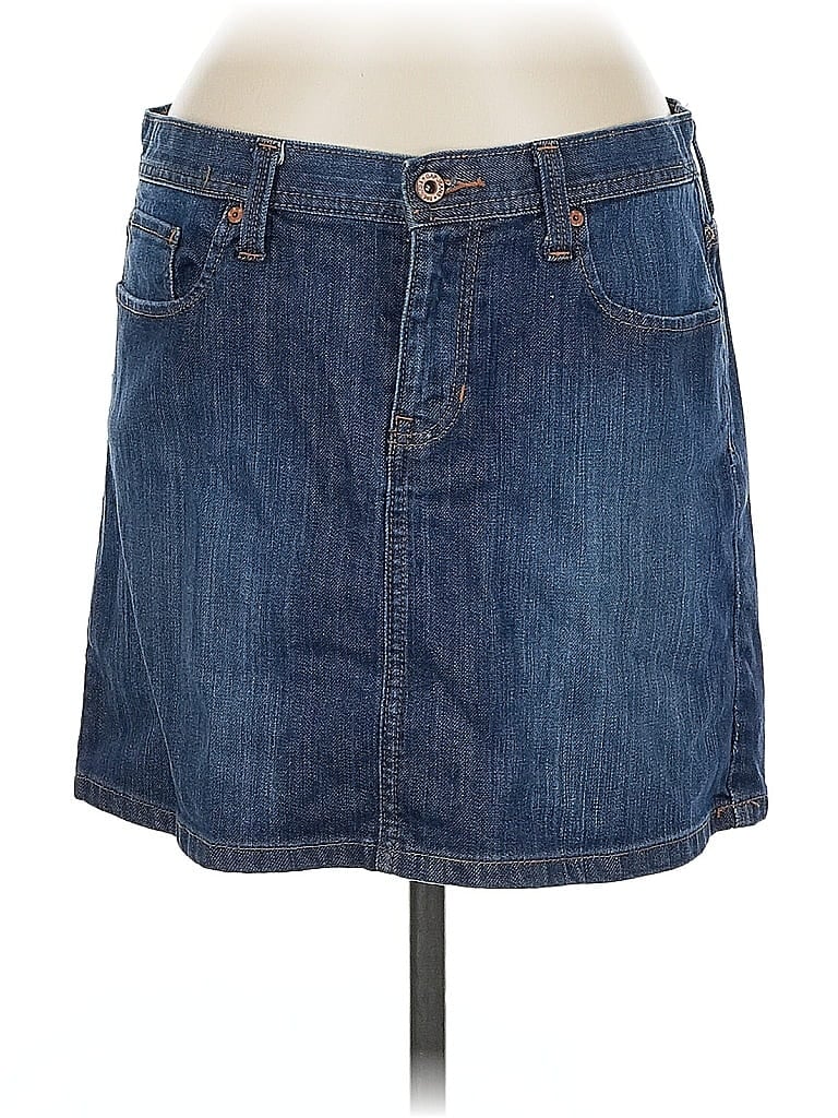 Pre-owned Gas Jeans Denim Skirt In Blue