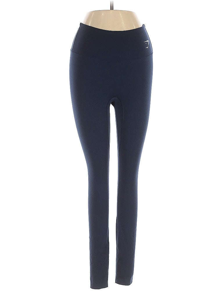 Pre-owned Gymshark Active Pants In Blue