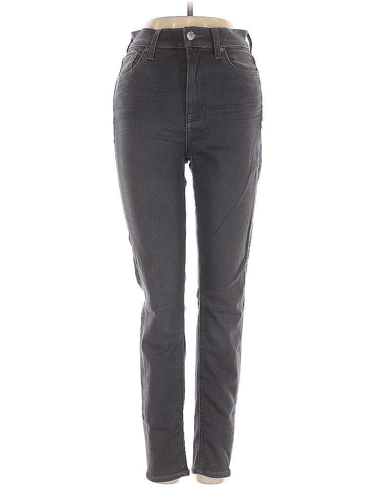 Pre-owned 7 For All Mankind Jeans In Gray