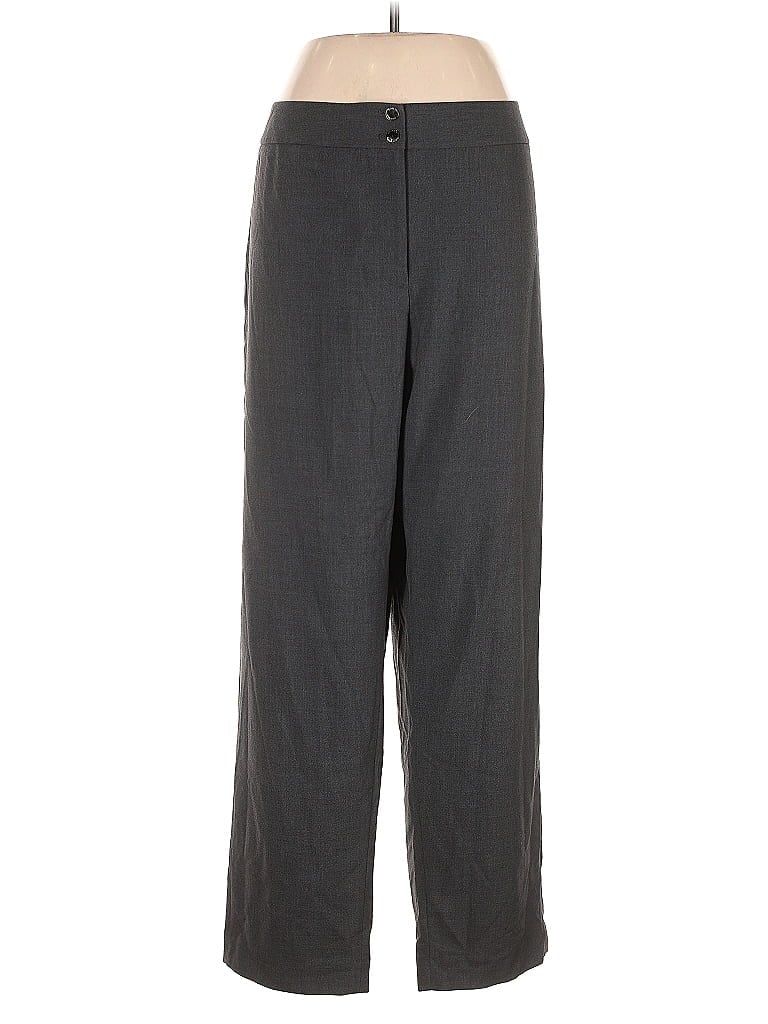 Pre-owned Calvin Klein Dress Pants In Gray
