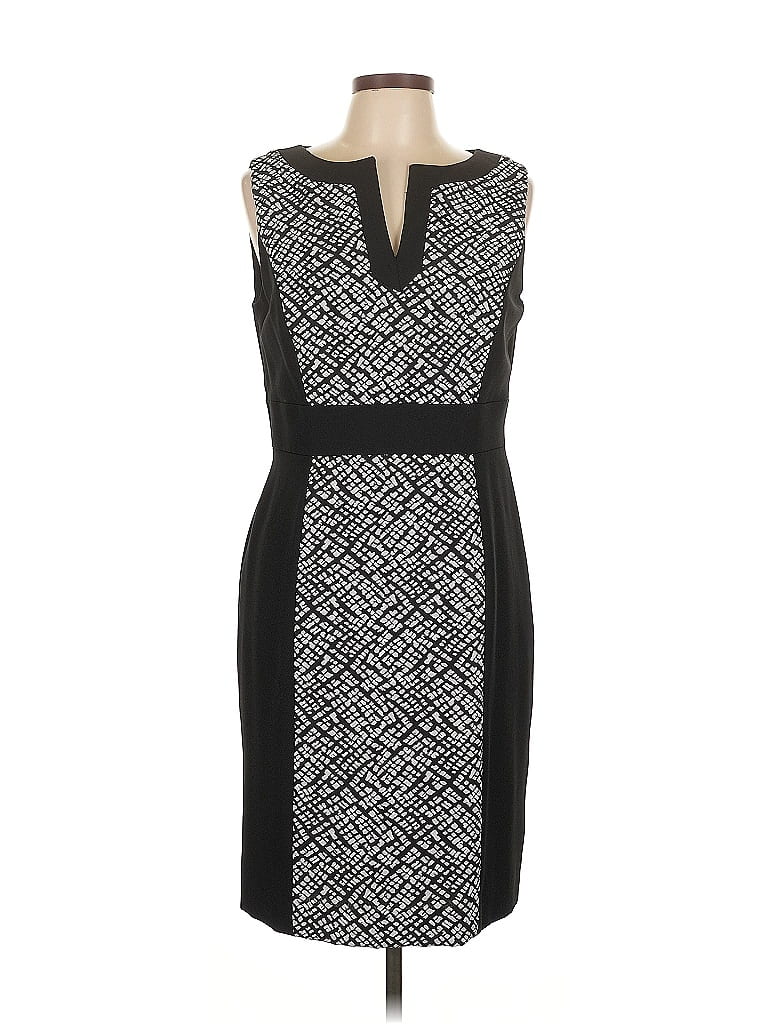 Pre-owned Tahari By Asl Cocktail Dress In Gray